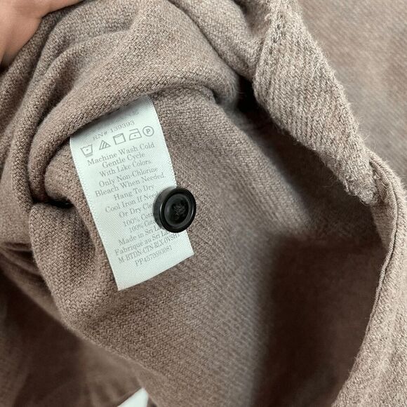 Everlane Caramel Brown The Heavyweight Button Down Overshirt Men's Size XXL - Picture 6 of 7